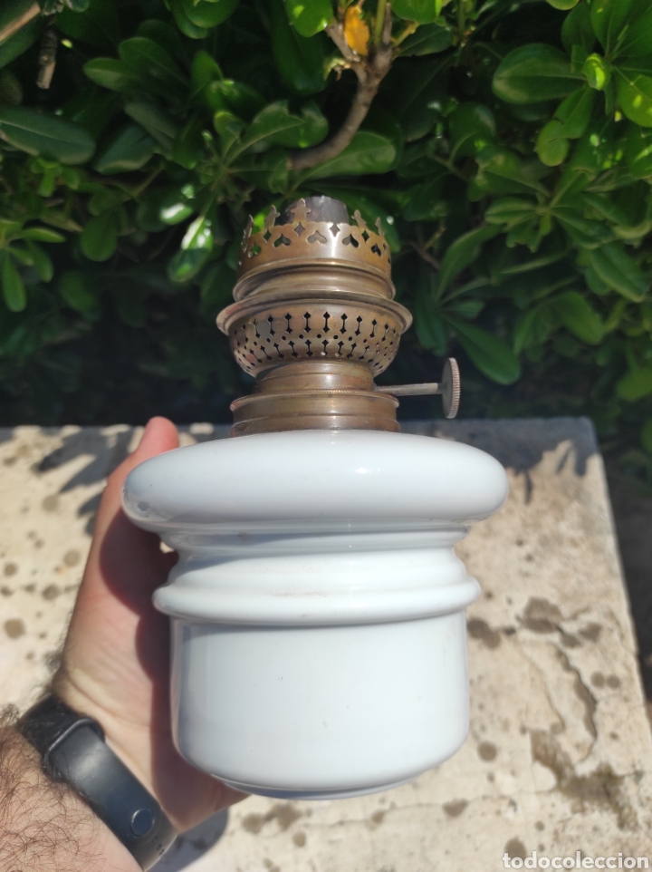 Antig&uuml;edades: Antigua L&aacute;mpara - Quinqu&eacute; Kosmos - - Foto 6