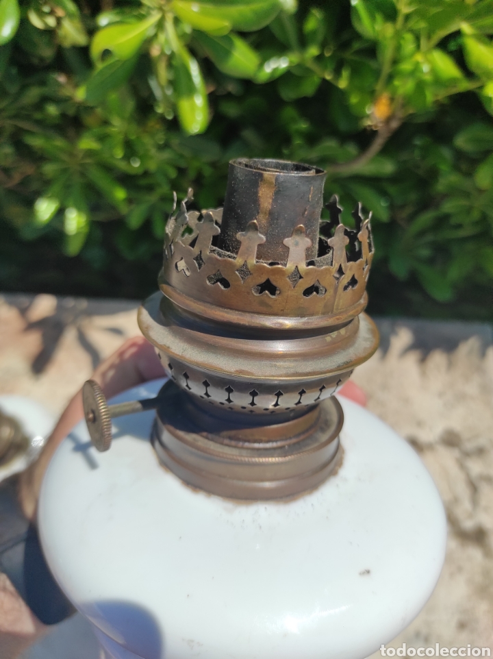 Antig&uuml;edades: Antigua L&aacute;mpara - Quinqu&eacute; Kosmos - - Foto 8