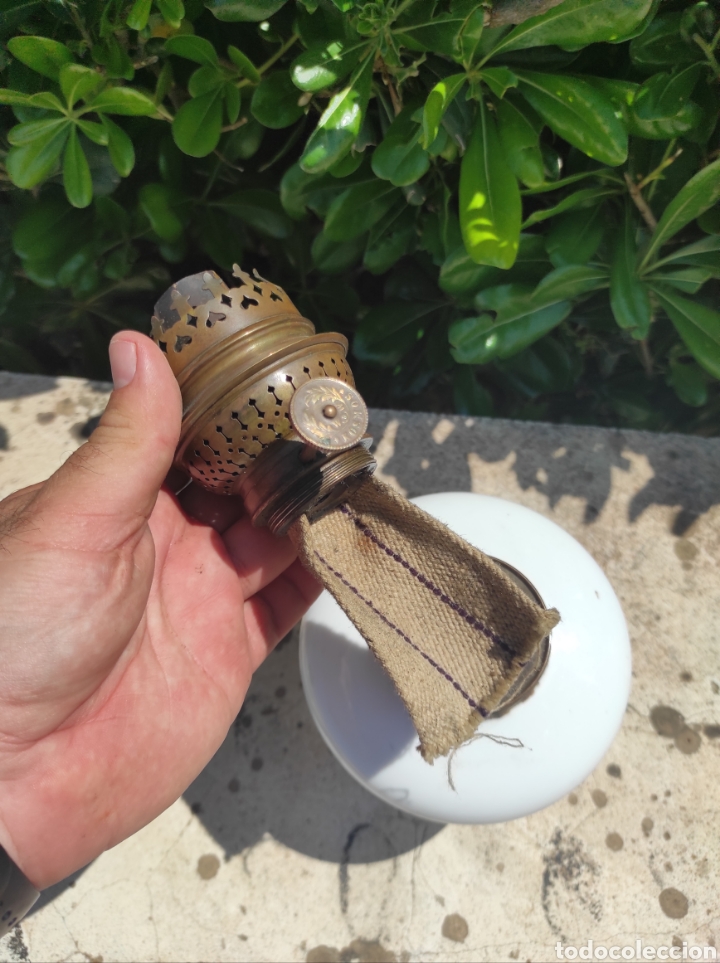 Antig&uuml;edades: Antigua L&aacute;mpara - Quinqu&eacute; Kosmos - - Foto 15