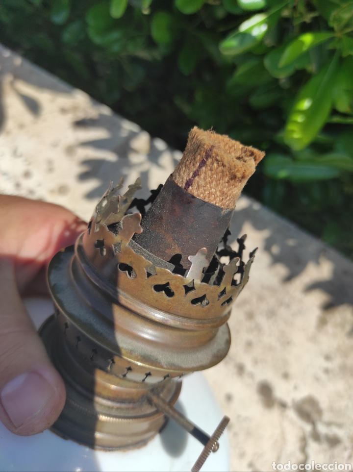 Antig&uuml;edades: Antigua L&aacute;mpara - Quinqu&eacute; Kosmos - - Foto 17