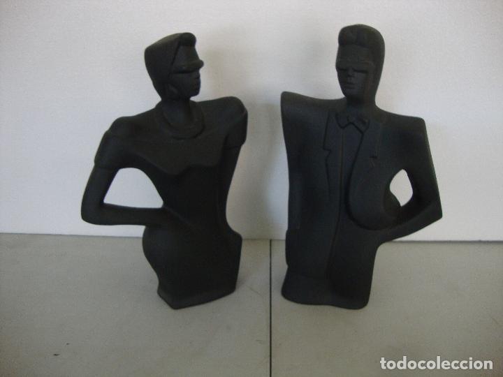 Antig&uuml;edades: PAREJA FIGURAS DECORACION - Foto 1