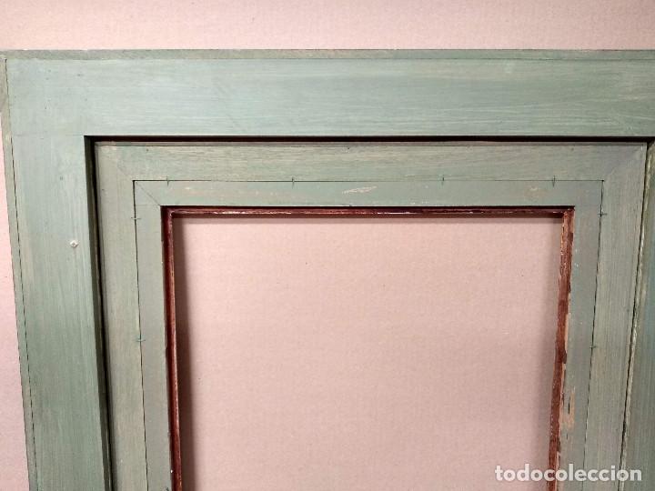 Antig&uuml;edades: Marco antiguo plata y madera 60 x 49 - Foto 7
