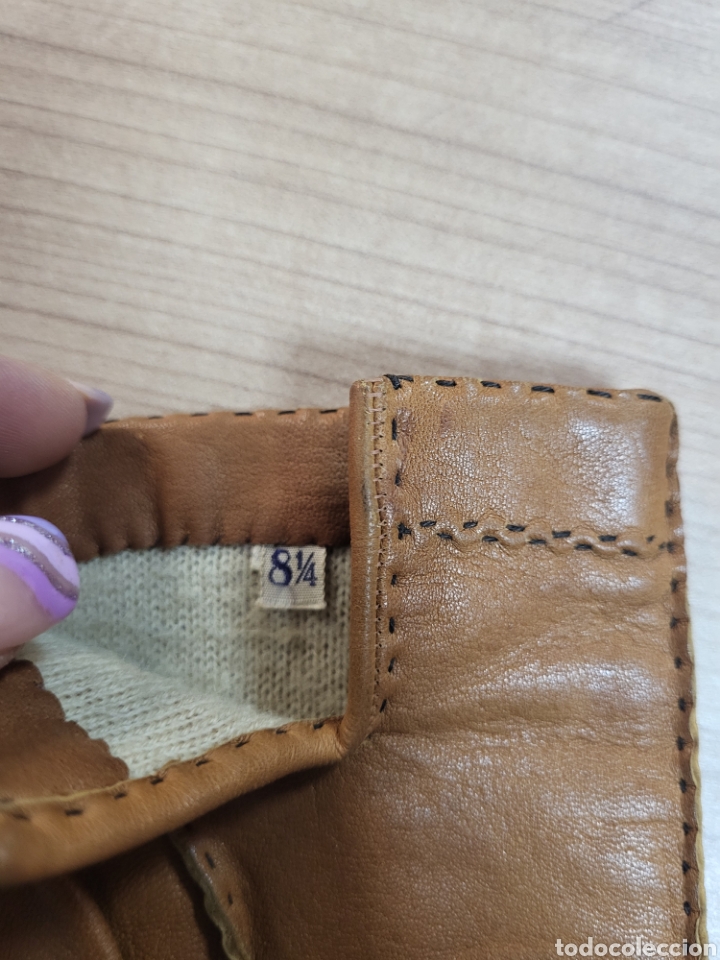 Antig&uuml;edades: GUANTES DE CUERO - Foto 4