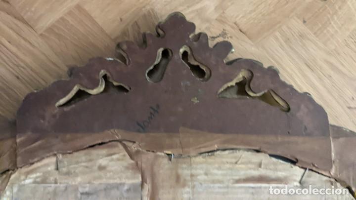 Antig&uuml;edades: ANTIGUO ESPEJO MADERA Y DORADO - Foto 6
