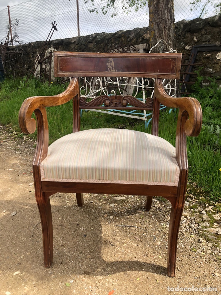 Antig&uuml;edades: AP Sill&oacute;n chippendale para restaurar. - Foto 2