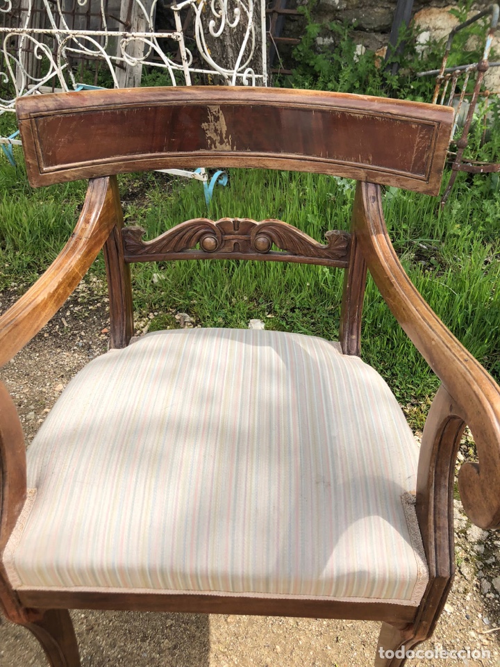Antig&uuml;edades: AP Sill&oacute;n chippendale para restaurar. - Foto 4