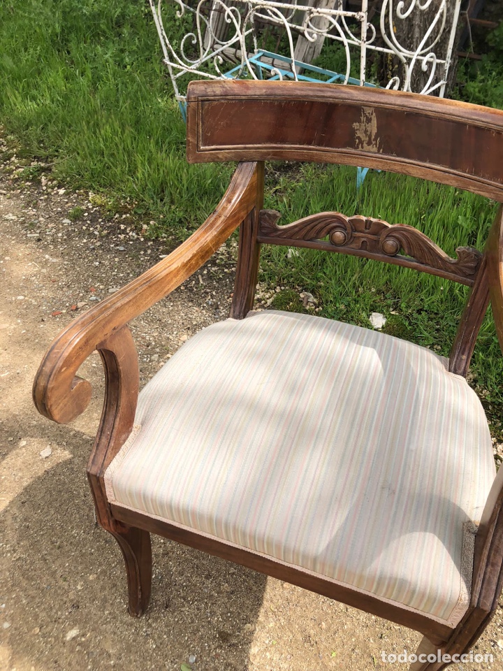 Antig&uuml;edades: AP Sill&oacute;n chippendale para restaurar. - Foto 5