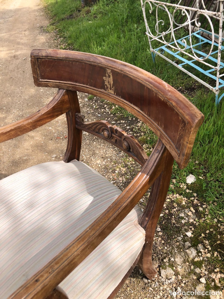 Antig&uuml;edades: AP Sill&oacute;n chippendale para restaurar. - Foto 6
