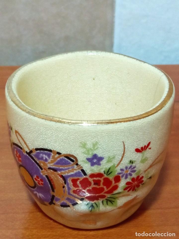Antig&uuml;edades: Vaso de sake. Cer&aacute;mica de SATSUMA - Foto 1