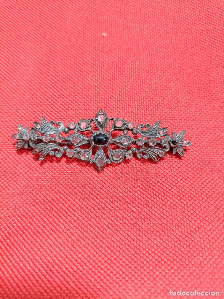 Antig&uuml;edades: Antiguo broche de plata - Foto 2