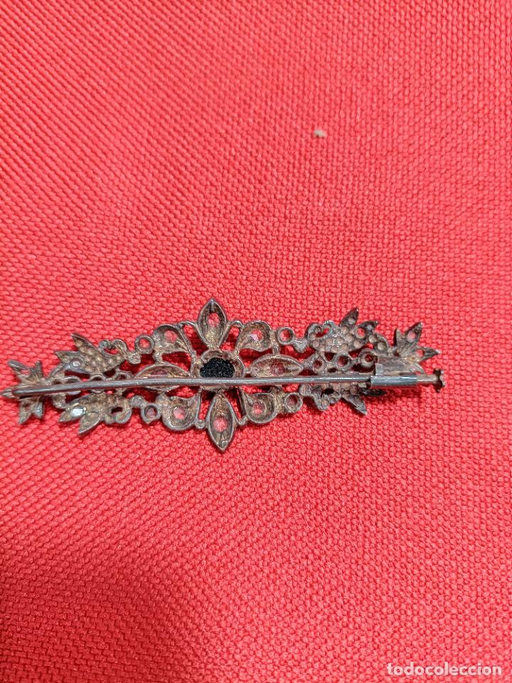 Antig&uuml;edades: Antiguo broche de plata - Foto 3