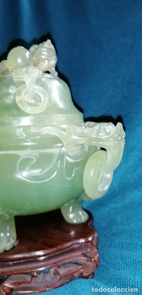 Antig&uuml;edades: INCENSARIO CHINO DE JADE - Foto 23