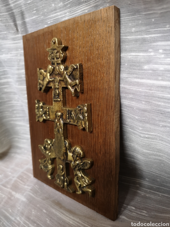 Antig&uuml;edades: Cruz de Caravaca sobre tabla - Foto 3