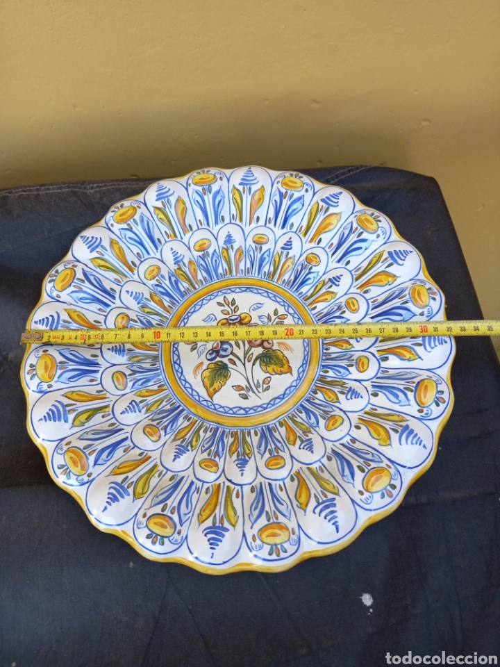 Antig&uuml;edades: PLATO DE CERAMICA PINTADO - Foto 11