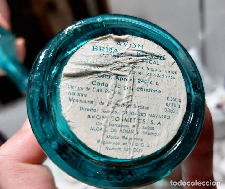 Antig&uuml;edades: AVON FRASCO CRISTAL VERDE - Foto 2