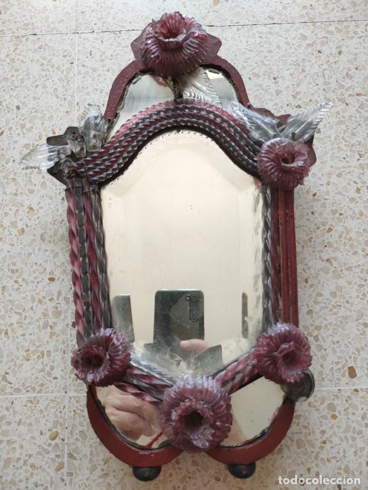 Antig&uuml;edades: Espejo de tocador antiguo - Foto 1