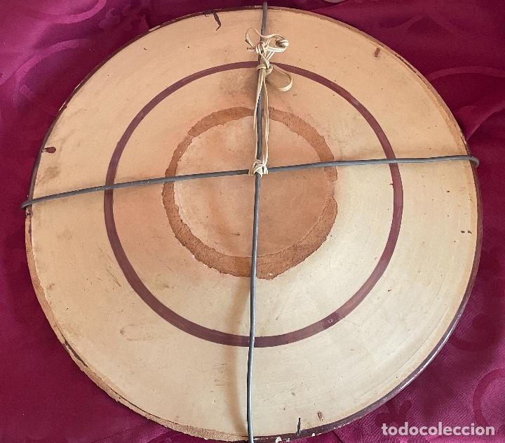 Antig&uuml;edades: Gran Plato 41 cm de di&aacute;metro con reflejos - Foto 7