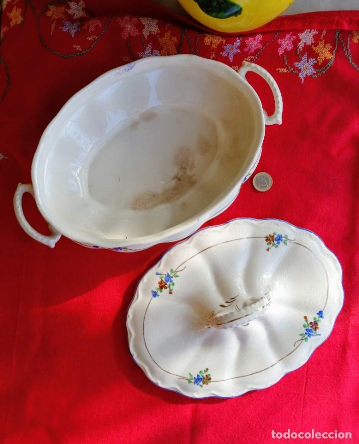 Antig&uuml;edades: Sopera antigua China Opaca - Foto 3