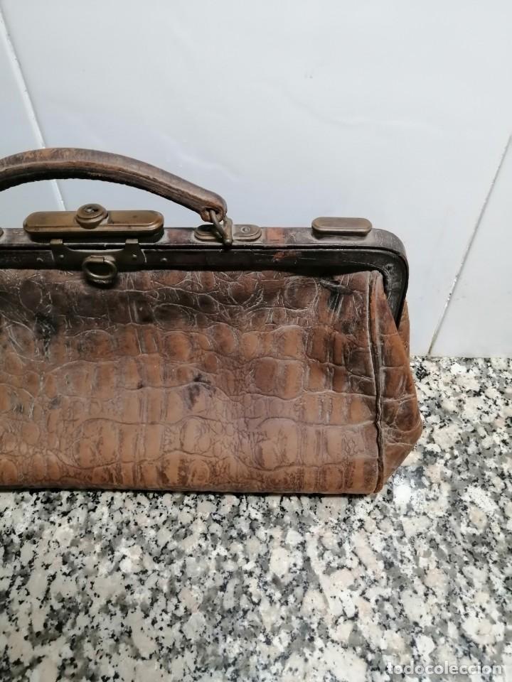 Antig&uuml;edades: ANTIGUO BOLSO MEDICO - H&B - Foto 3