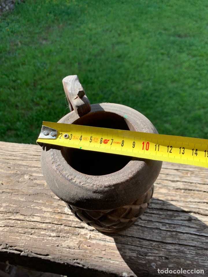 Antig&uuml;edades: Jarra vikinga de madera tallada - Foto 4