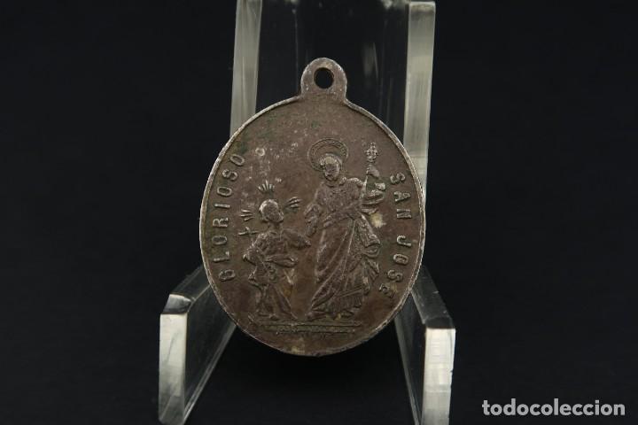Antig&uuml;edades: Antigua Medalla Religiosa - Foto 3