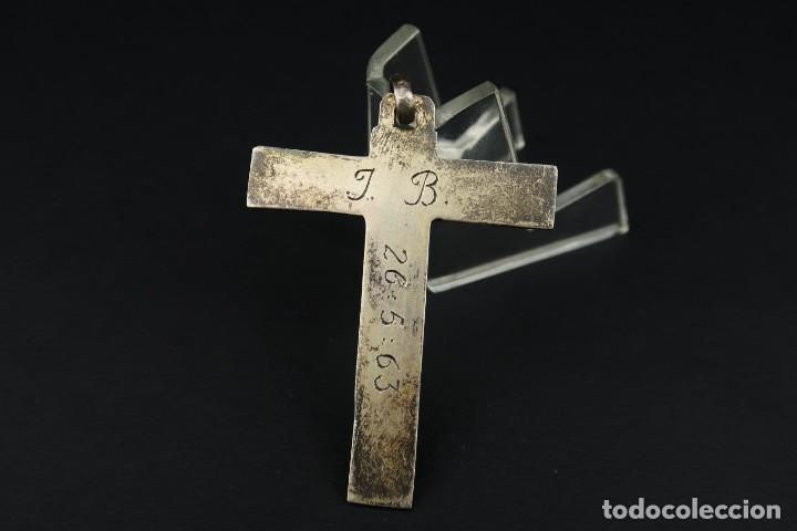 Antig&uuml;edades: Antiguo Crucifijo de Plata - Foto 6
