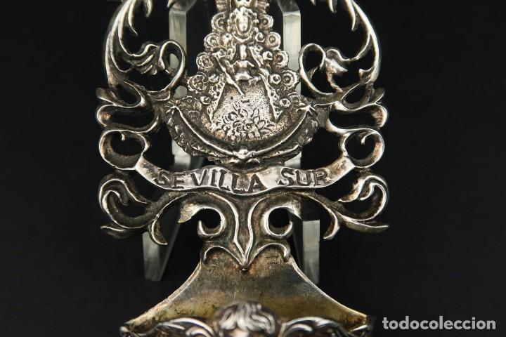 Antig&uuml;edades: Antigua Benditera de Plata - Foto 4
