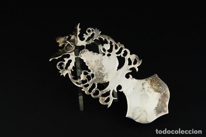 Antig&uuml;edades: Antigua Benditera de Plata - Foto 13