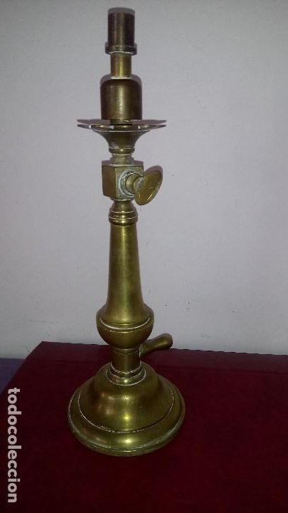 Antig&uuml;edades: Antigua L&Aacute;MPARA de GAS. - Foto 1