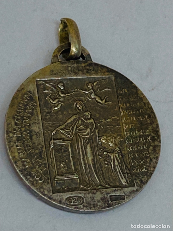 Antig&uuml;edades: Medalla de plata religiosa - Foto 2