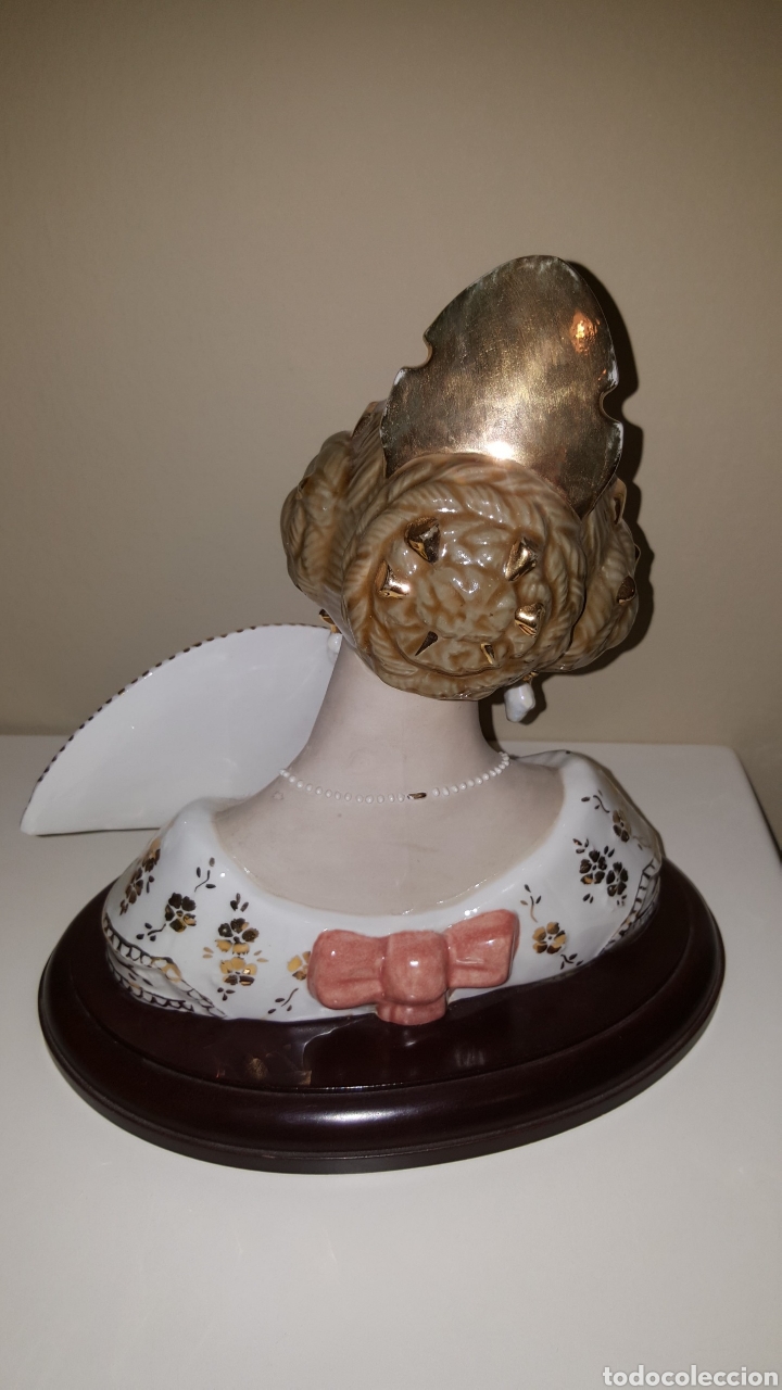 Antig&uuml;edades: Busto fallera porcelana Arman de Segorbe - Foto 3