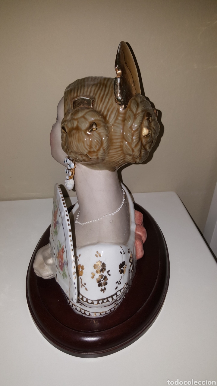 Antig&uuml;edades: Busto fallera porcelana Arman de Segorbe - Foto 4
