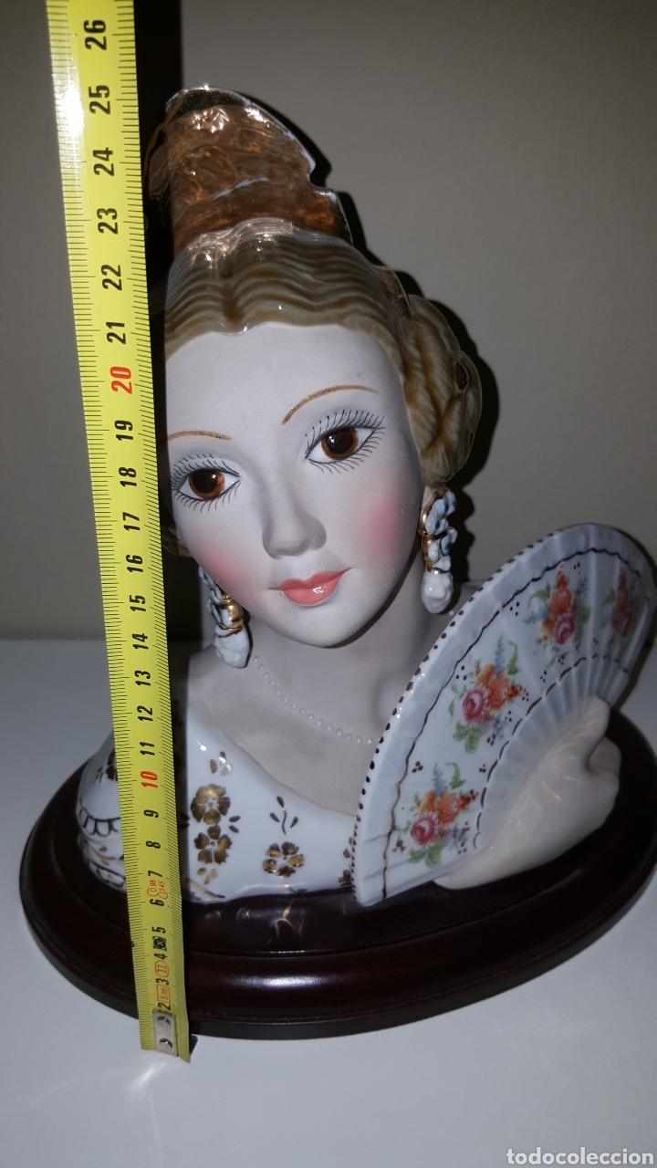 Antig&uuml;edades: Busto fallera porcelana Arman de Segorbe - Foto 7