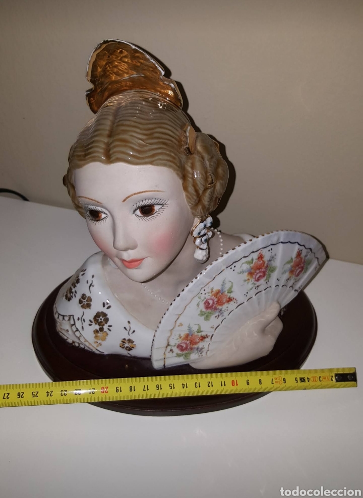 Antig&uuml;edades: Busto fallera porcelana Arman de Segorbe - Foto 8