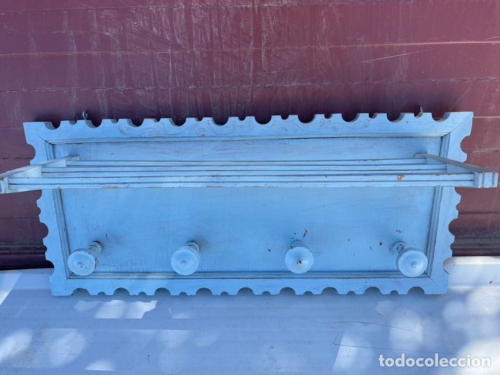 Antig&uuml;edades: Perchero de madera de estilo modernista de pared - Foto 1