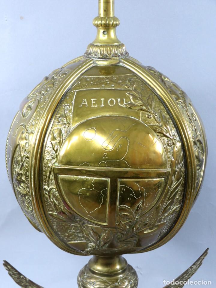 Antig&uuml;edades: Remate en bronce dorado Siglo XIX - Foto 7