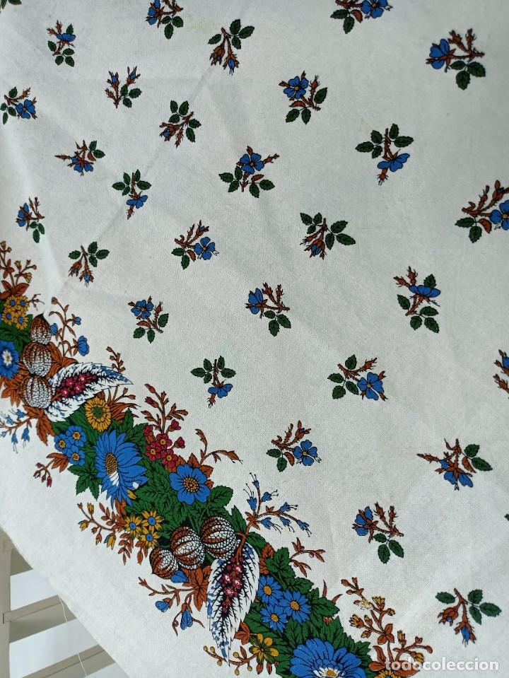 Antig&uuml;edades: Indiana, pa&ntilde;uelo de algod&oacute;n estampado en azul - Foto 20