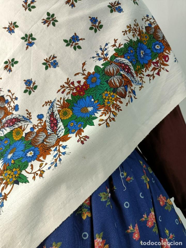 Antig&uuml;edades: Indiana, pa&ntilde;uelo de algod&oacute;n estampado en azul - Foto 21