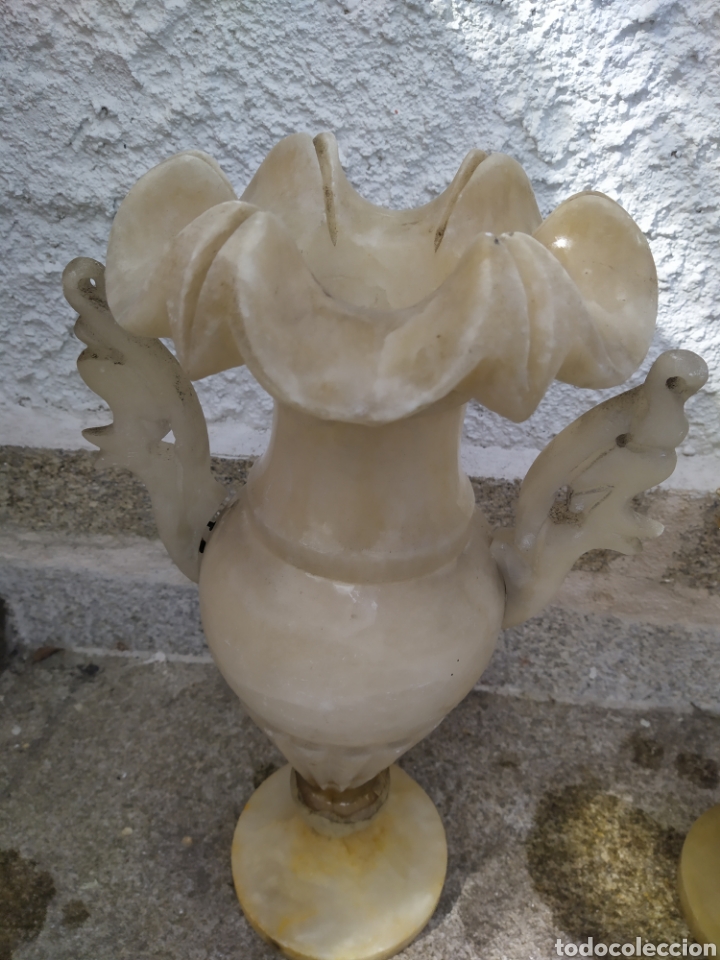 Antig&uuml;edades: Anforas Jarrones de altar material alabastro - Foto 2