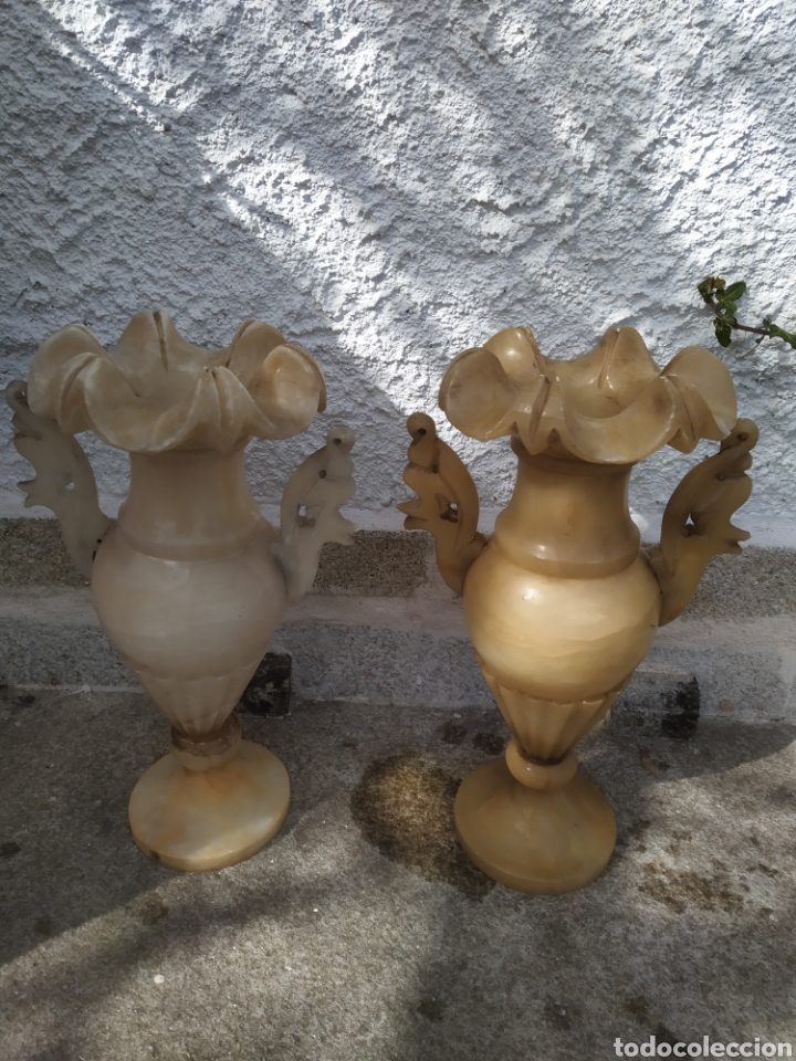 Antig&uuml;edades: Anforas Jarrones de altar material alabastro - Foto 7