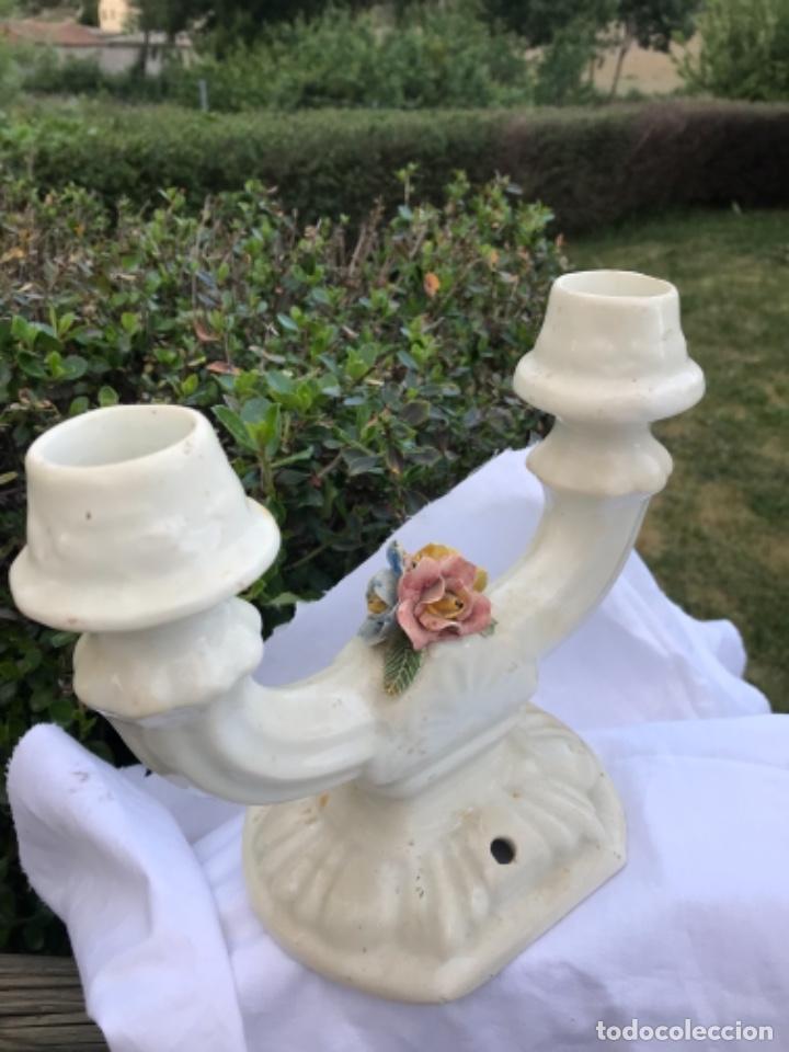 Antig&uuml;edades: Candelabros, porcelana, - Foto 3