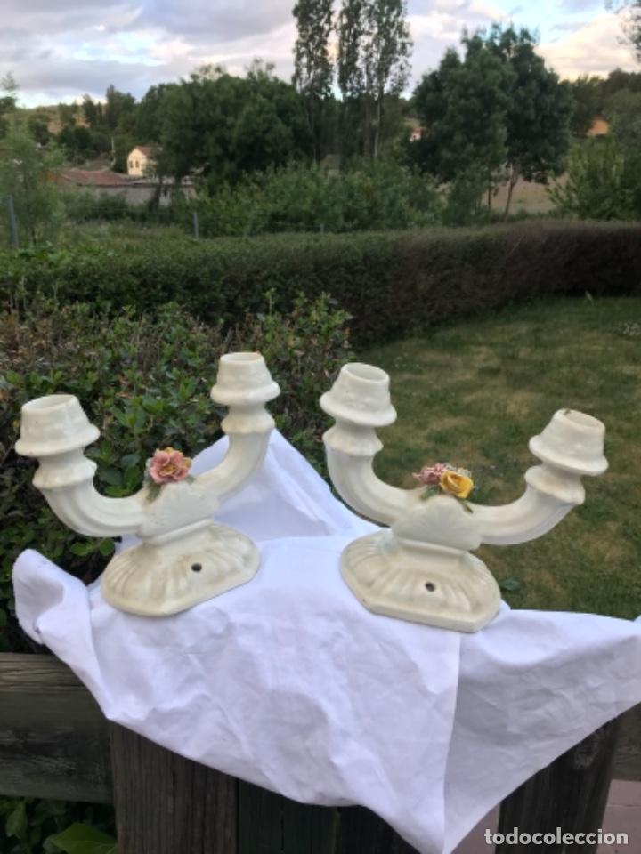 Antig&uuml;edades: Candelabros, porcelana, - Foto 4