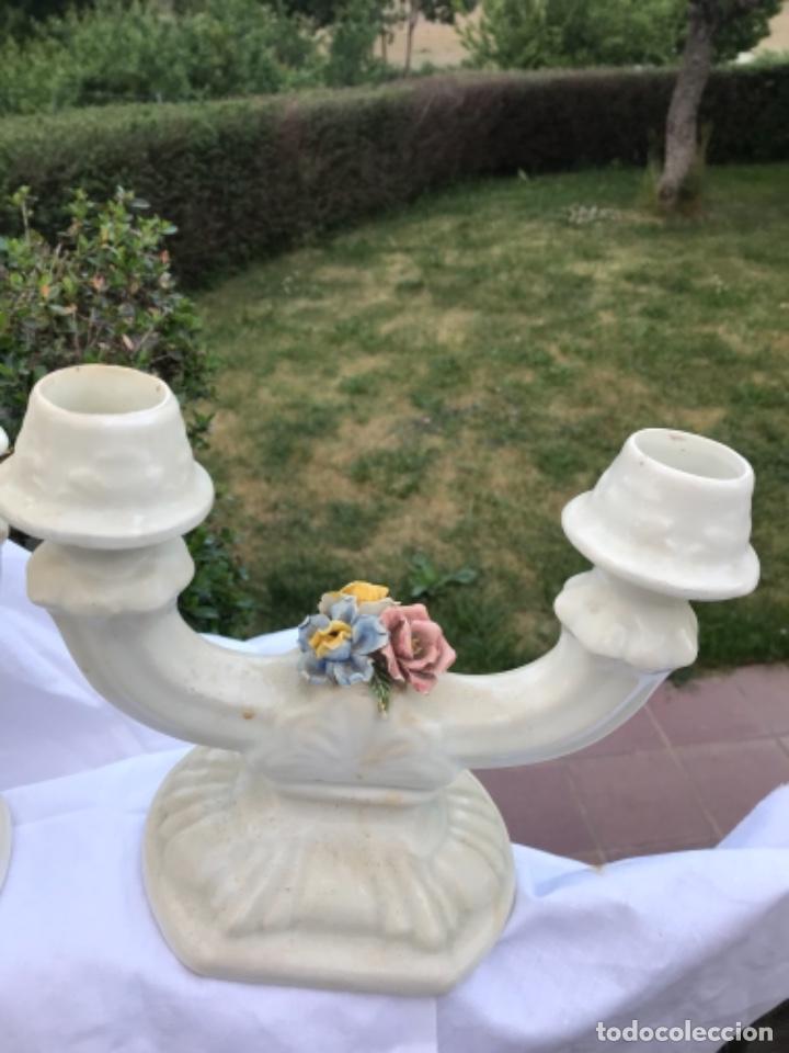 Antig&uuml;edades: Candelabros, porcelana, - Foto 8