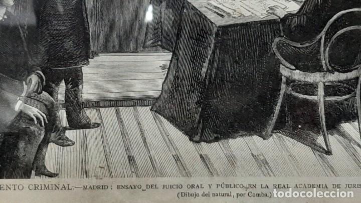 Antig&uuml;edades: CUADRO..MARCO CON ILUSTRACI&Oacute;N DE FI XIX - Foto 6
