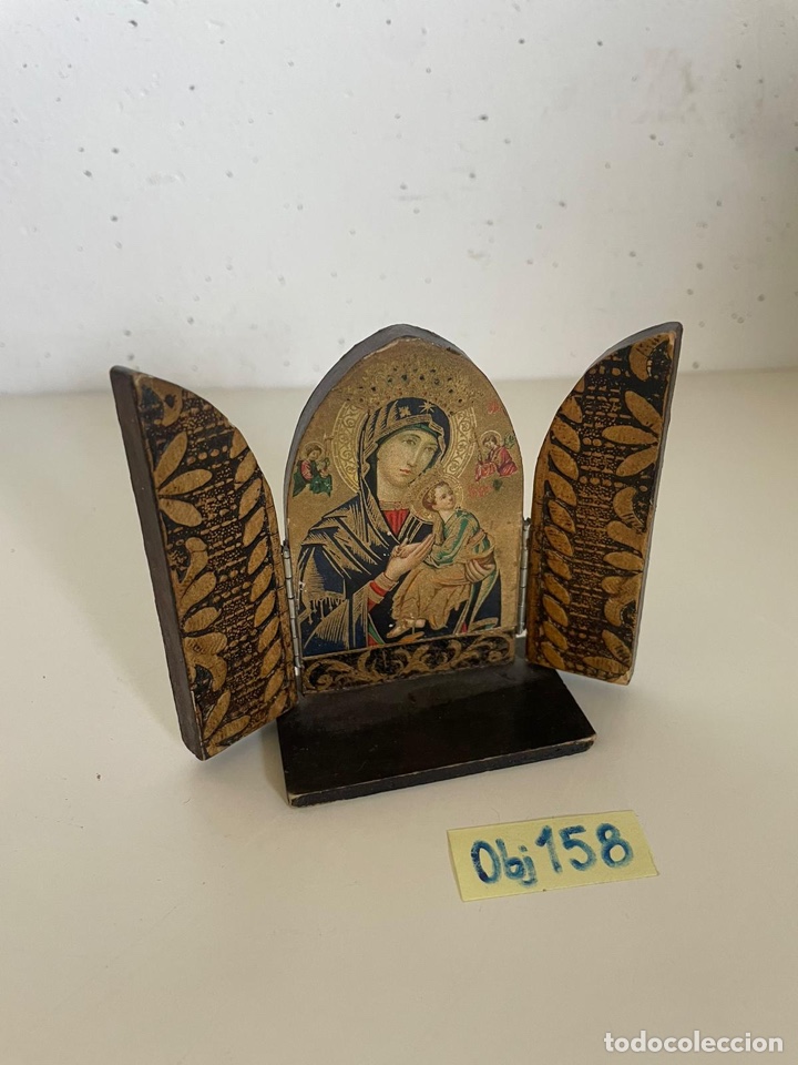 Antig&uuml;edades: Retablo religioso antiguo - Foto 1