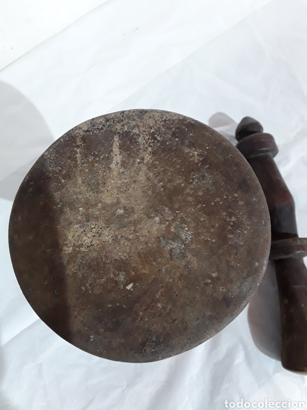 Antig&uuml;edades: Mortero de madera, arte pastoril - Foto 5