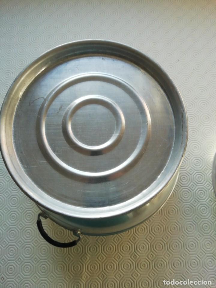 Antig&uuml;edades: Fondiu de aluminio. - Foto 6