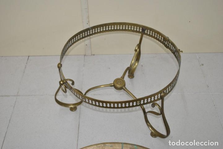 Antig&uuml;edades: BRASERO ANTIGUO DE BRONCE CON SOPORTE - Foto 5