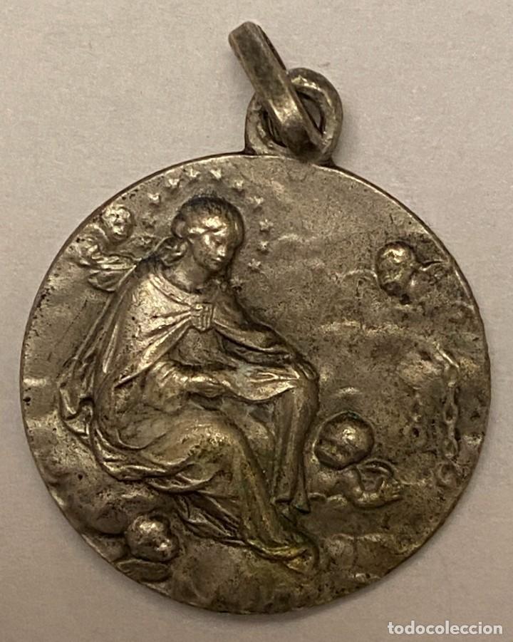 Antig&uuml;edades: ANTIGUA MEDALLA RELIGIOSA, MIDE 2 CMS. - Foto 1