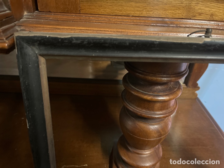 Antig&uuml;edades: Marco antiguo de madera ebonizado - Foto 2